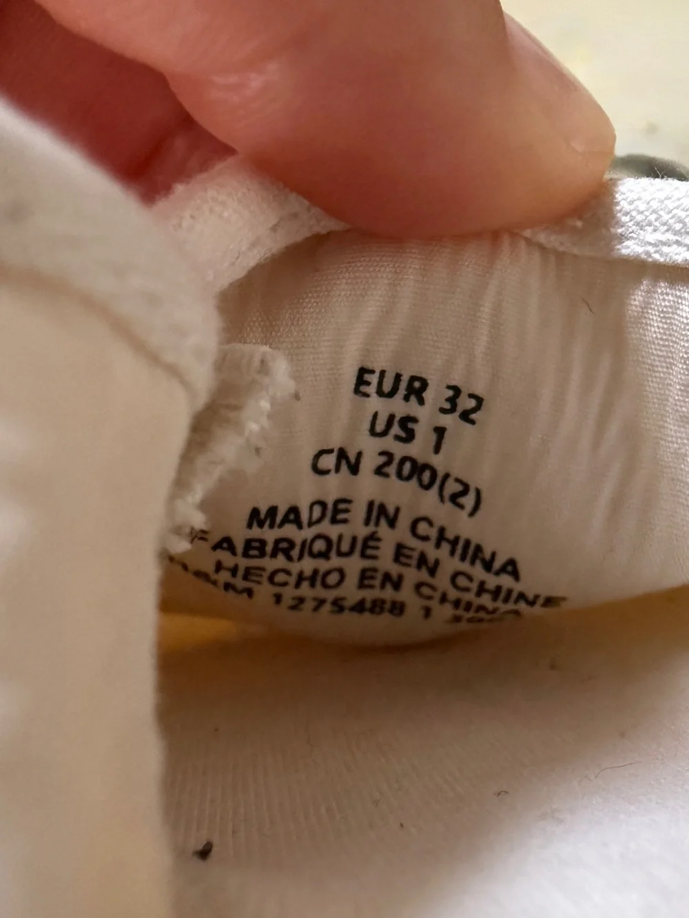 H&M Beige and White Striped Kids Canvas Espadrille Moccasins Slip-on Shoes